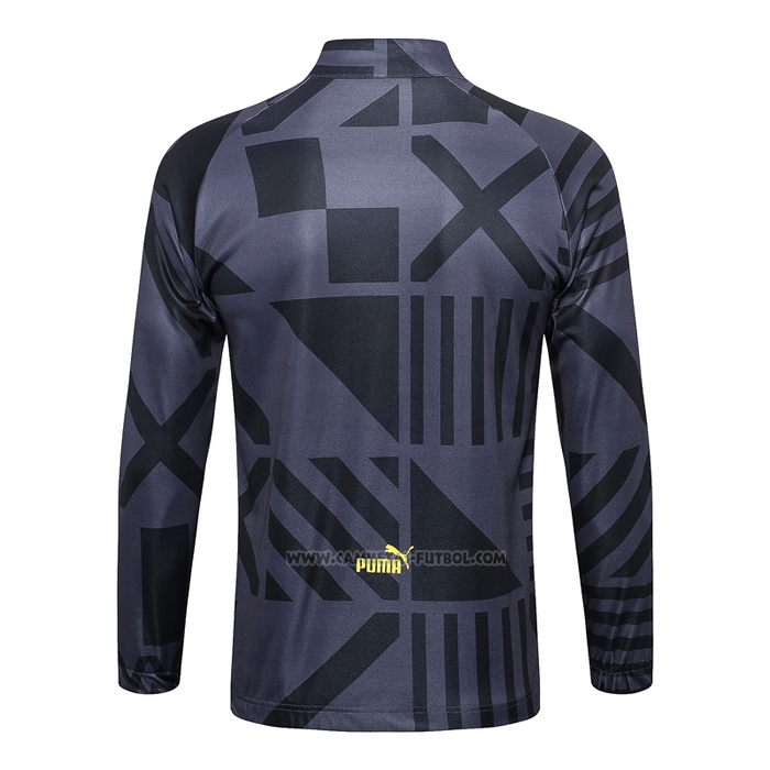 Chaqueta del Borussia Dortmund 2022-2023 Negro y Gris